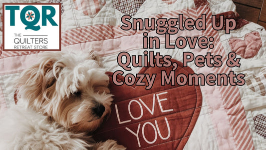 Snuggled up in Love Pets and Quilts Valentine