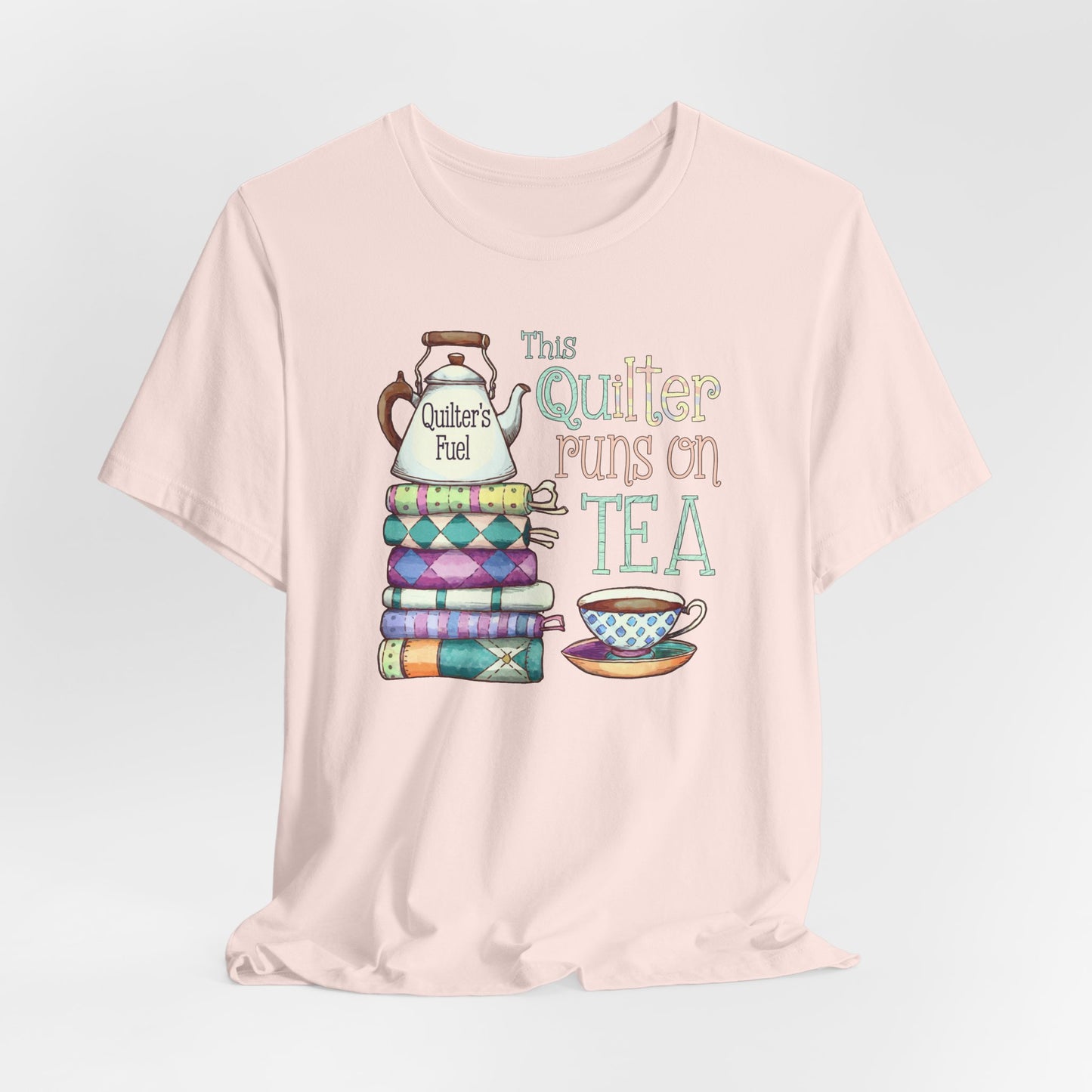 This Quilter Runs on Tea T-Shirt – Comfort Fit (4X-5X)