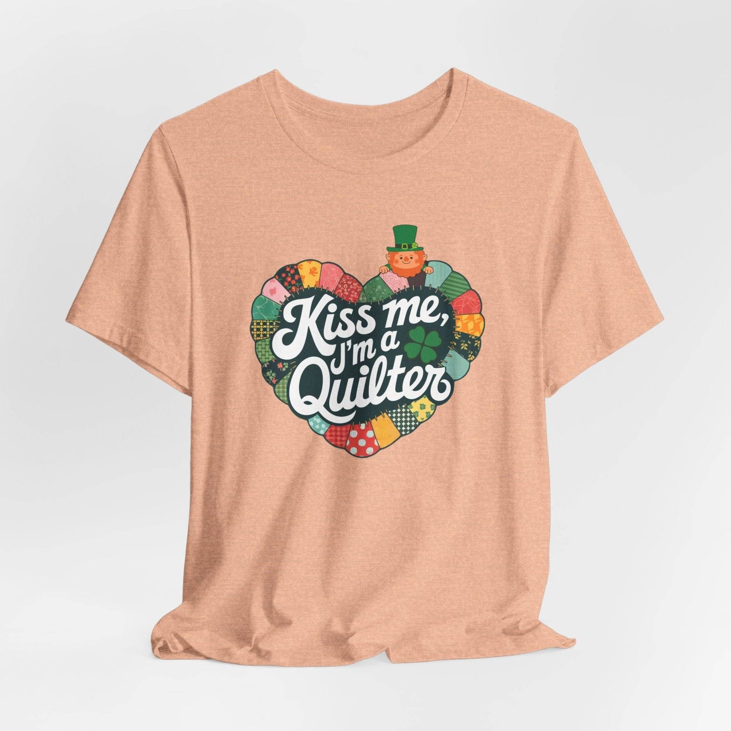 Kiss Me, I’m a Quilter Short-Sleeve Tee – St. Patrick’s Day Fun