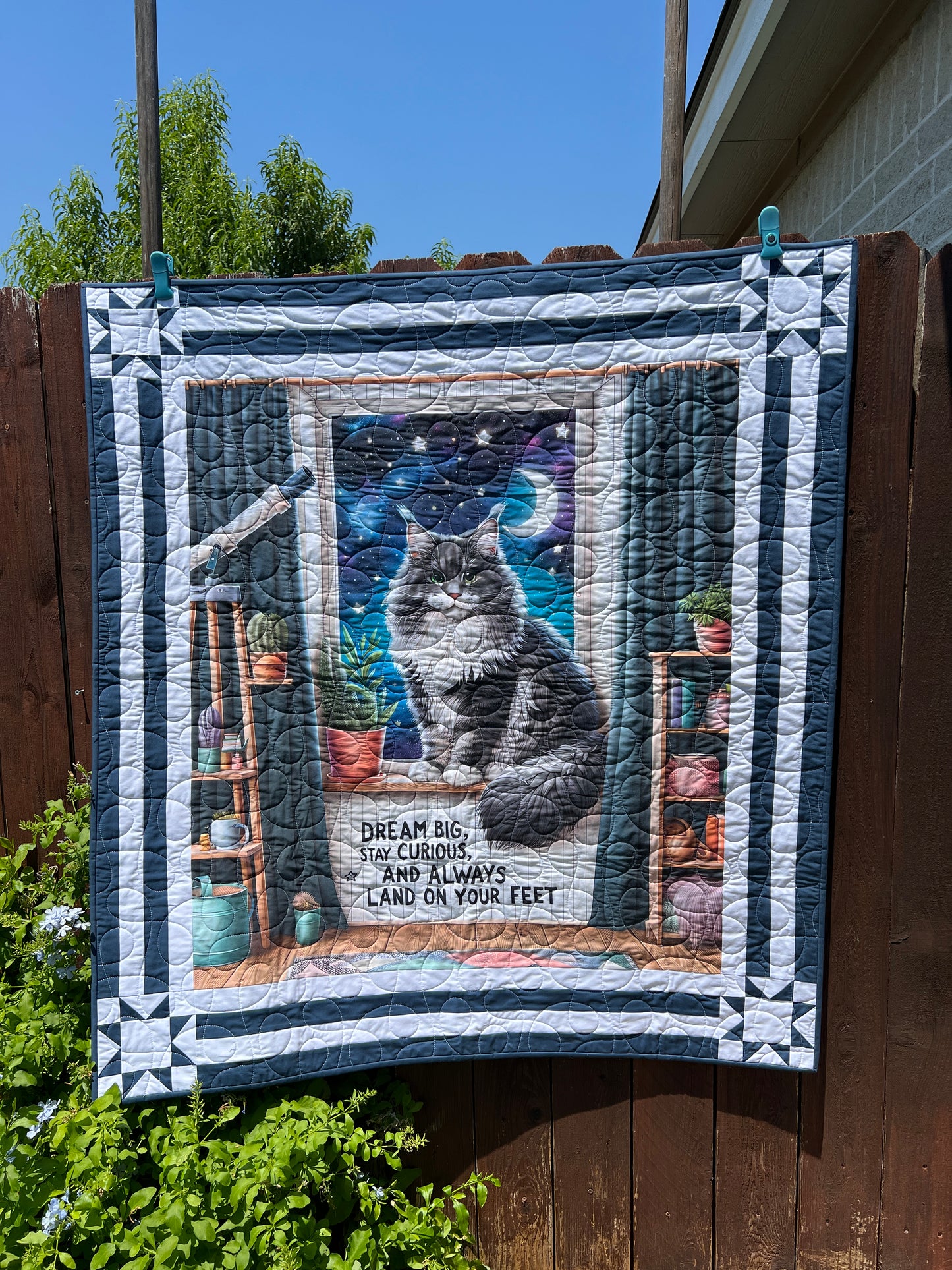 Dream Big Cat Quilt Pattern – Free Beginner Friendly Quilt Pattern - PDF Download