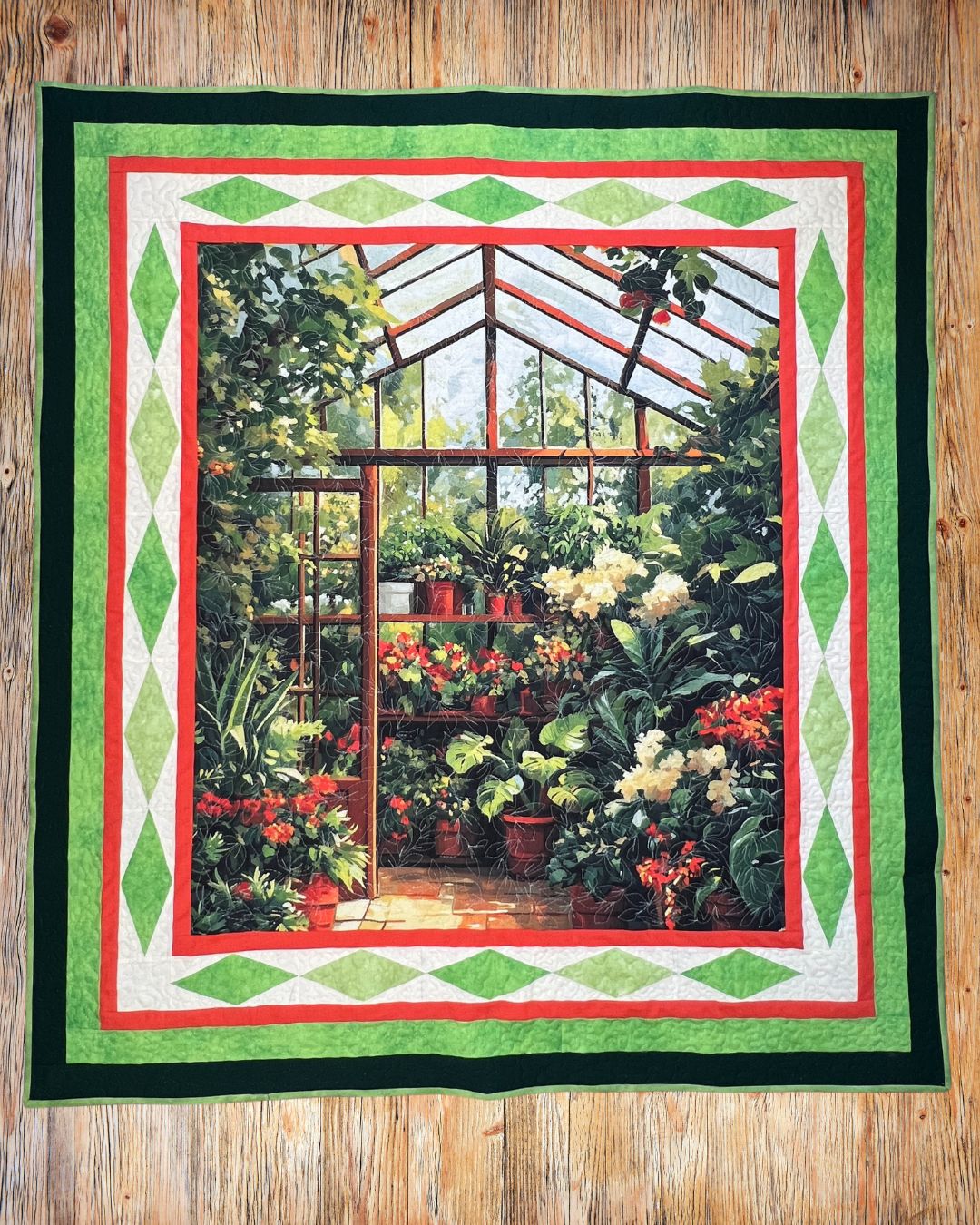 The Secret Greenhouse Quilt Pattern – Free Quilt Pattern - PDF Download