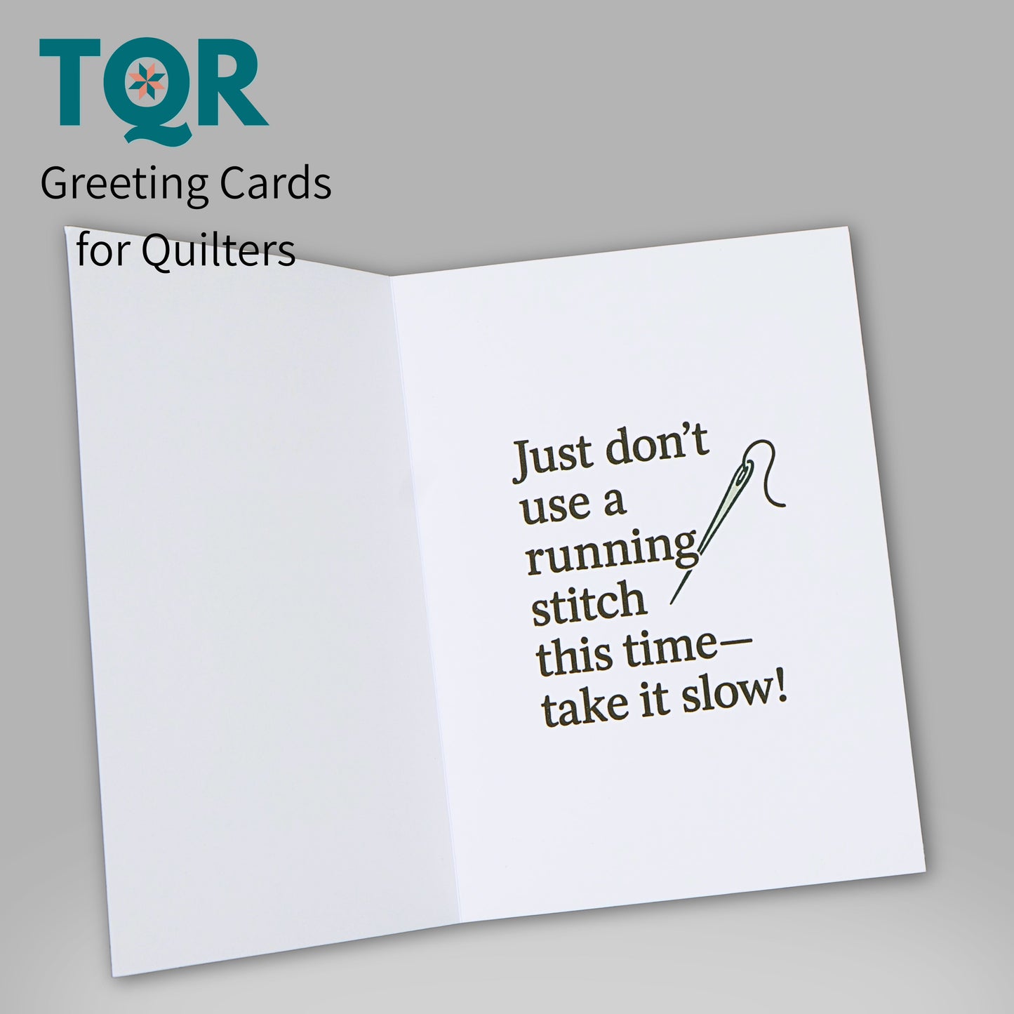 You’re On the Mend – Quilting Get Well Card for Fabric Lovers