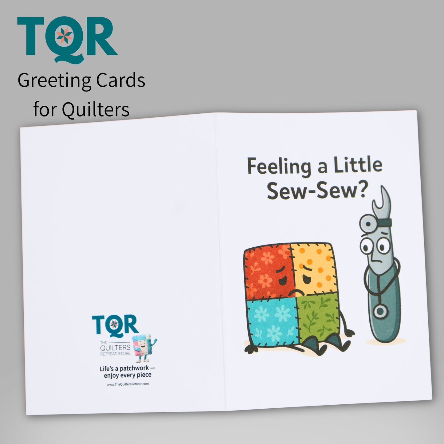 Feeling a Little Sew-Sew? – Funny Quilting Get Well Card