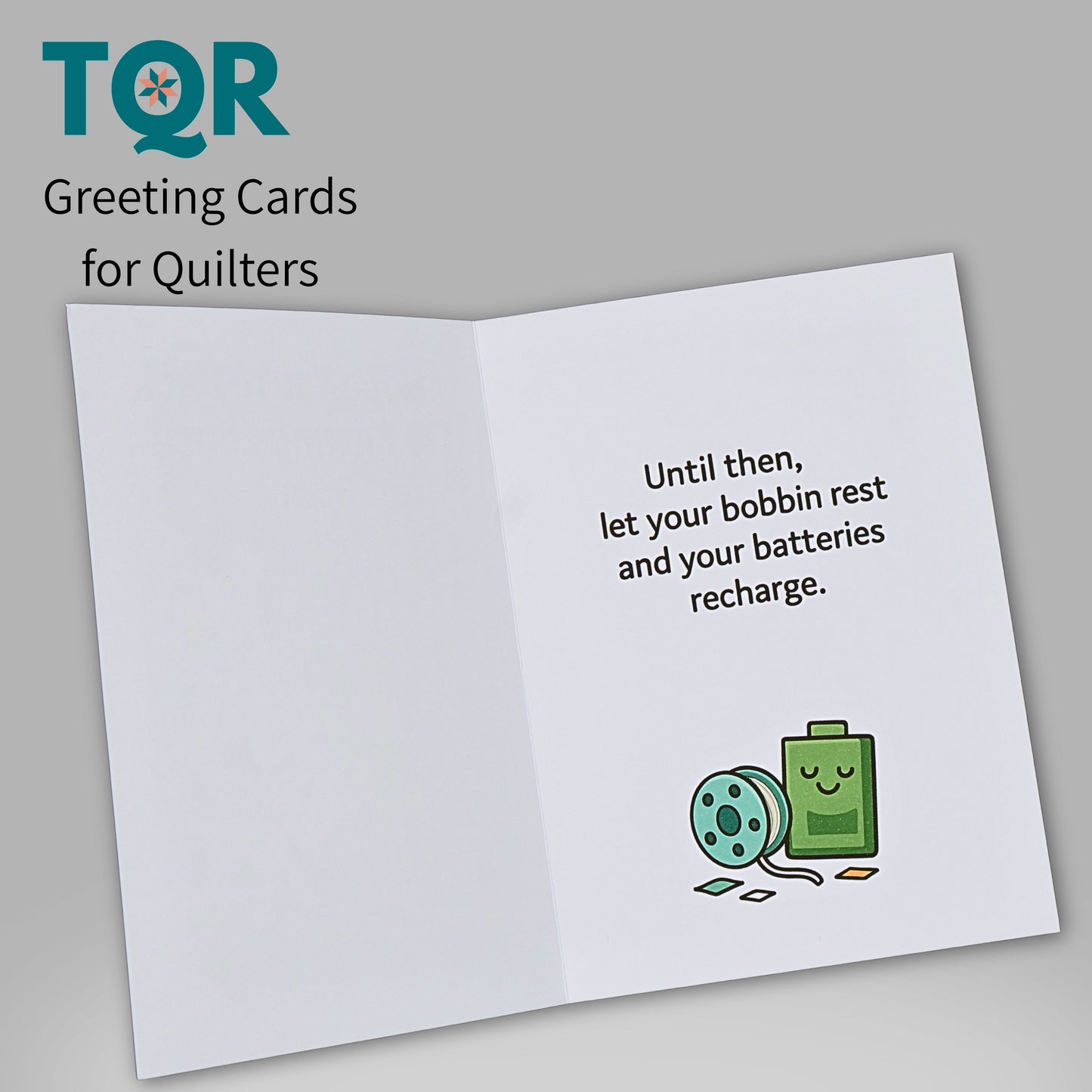 Hope You’re Back to Cutting Loose Soon – Funny Quilting Get Well Card