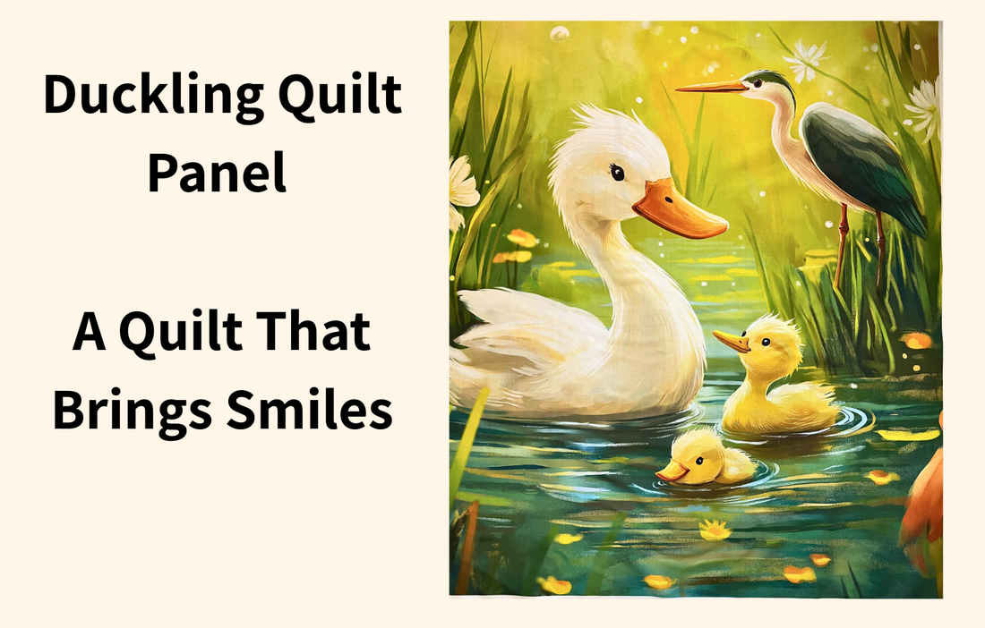 Duckling Quilt Panel: A Quilt That Brings Smiles