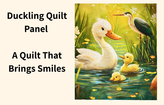 Duckling Quilt Panel: A Quilt That Brings Smiles