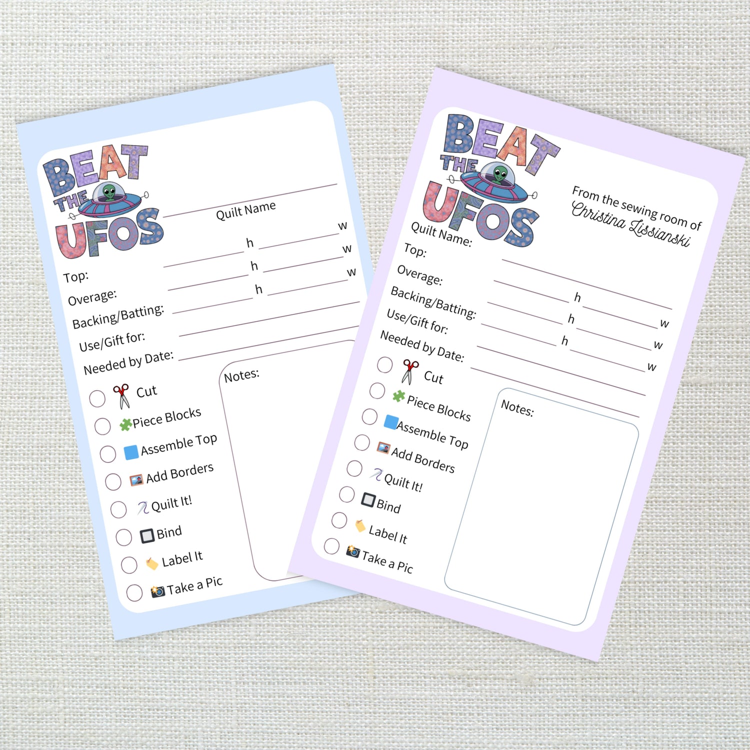 Quilting Notepads – Handmade with Love at The Quilters Retreat Store