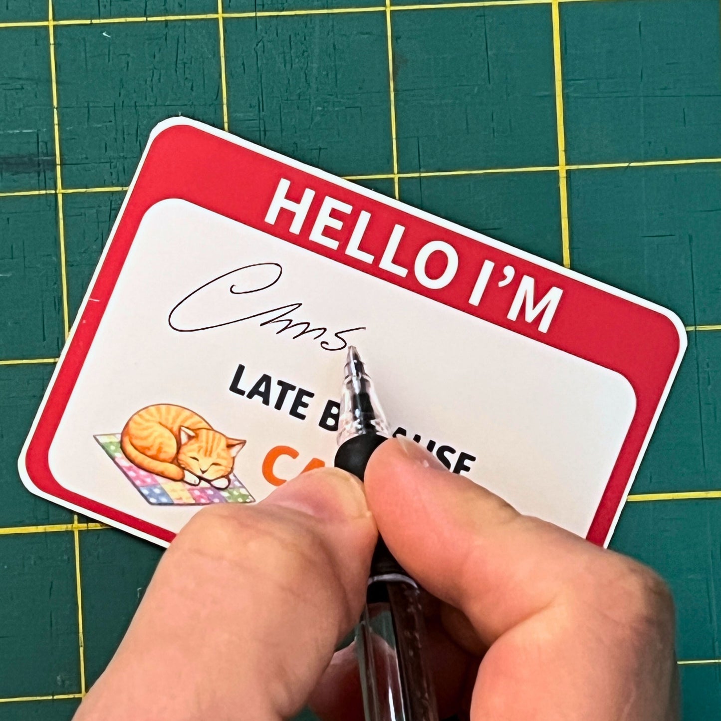 Quilter Hello Badges - Perfect Quilting Guild Hello!