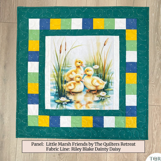 Little Marsh Ducklings Baby Quilt Kit