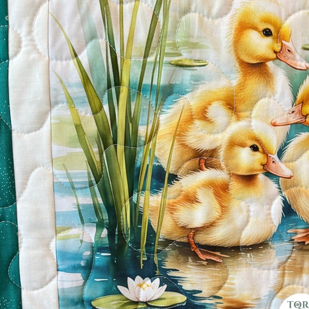 Little Marsh Ducklings Baby Quilt Kit