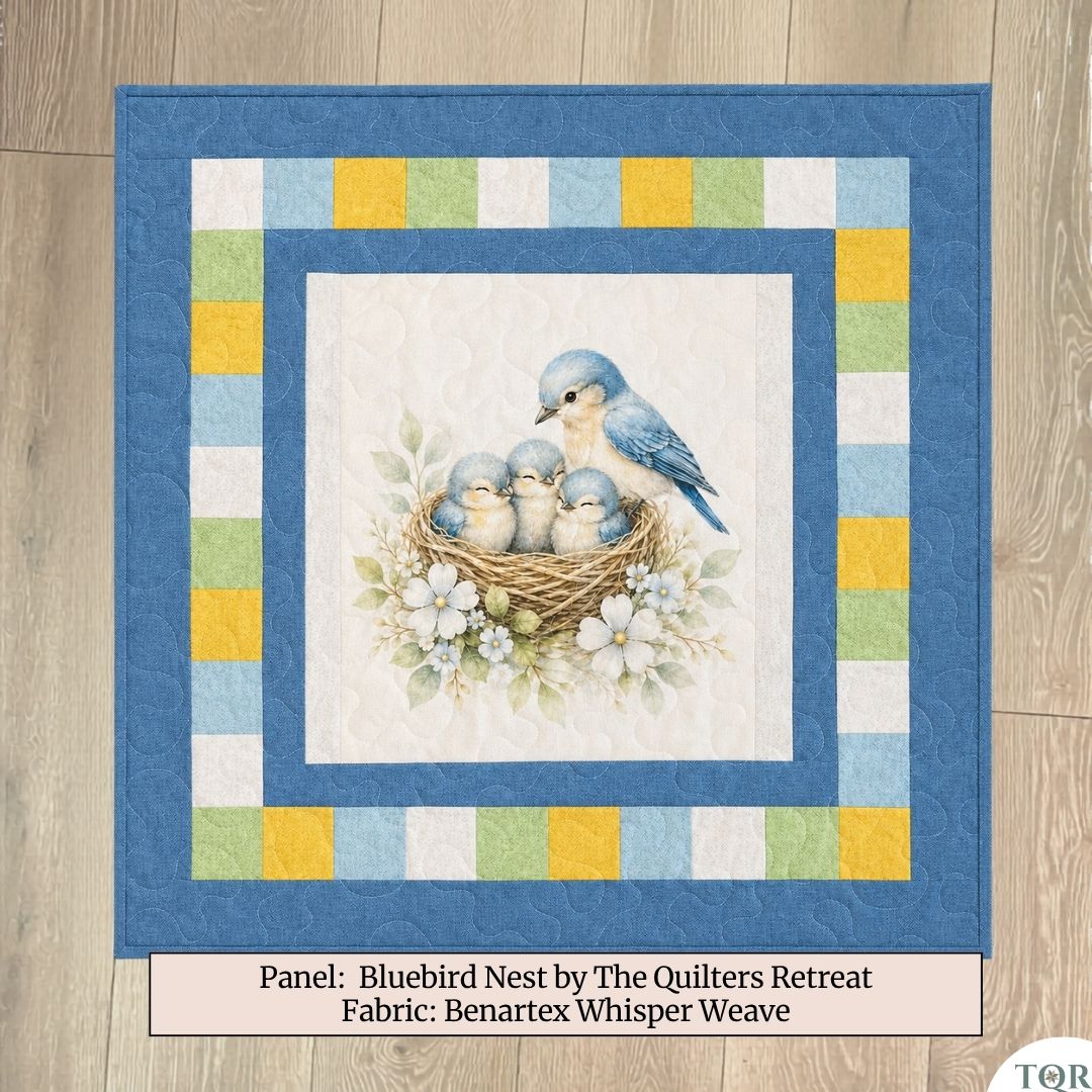 Bluebird Nest Baby Quilt Kit