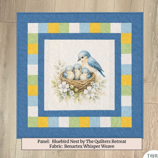 Bluebird Nest Baby Quilt Kit