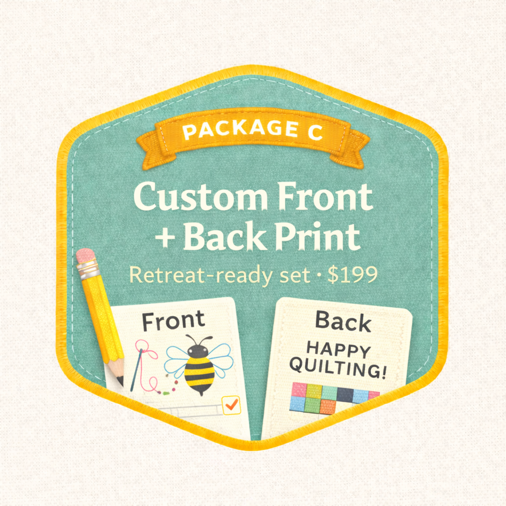 Custom Design Fee – Package C (Front + Back)