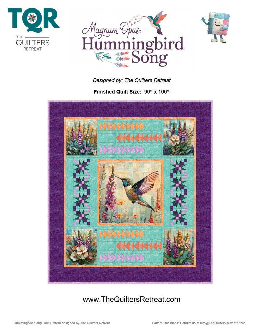 Hummingbird Song Quilt Pattern – Free Digital Download