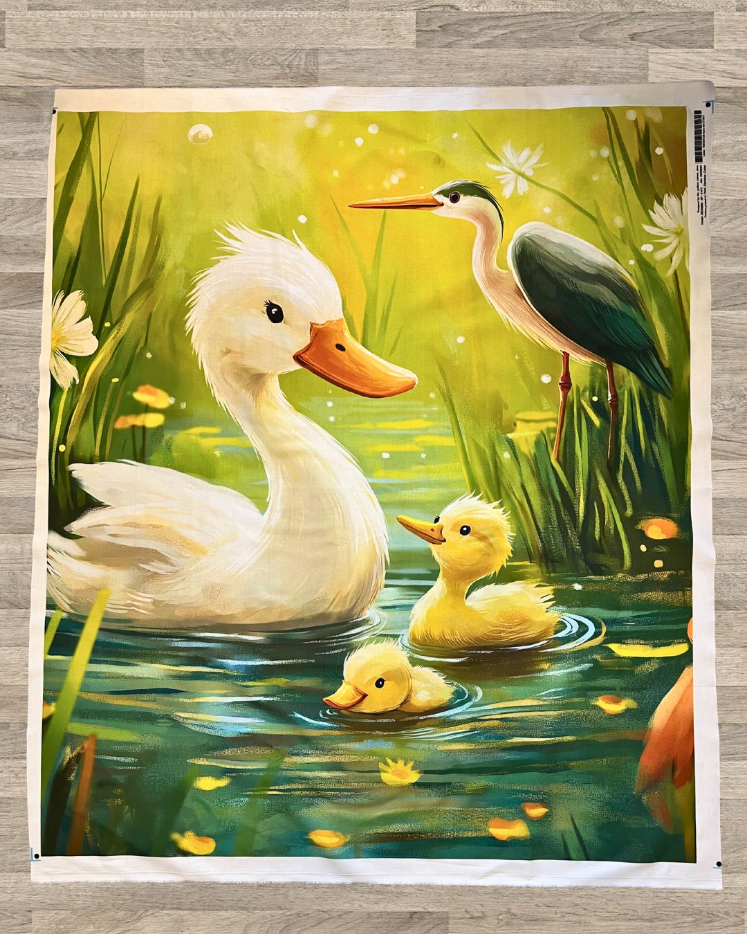 Little Duckling Pond Quilt Panel – 100% Cotton | 36" x 42"