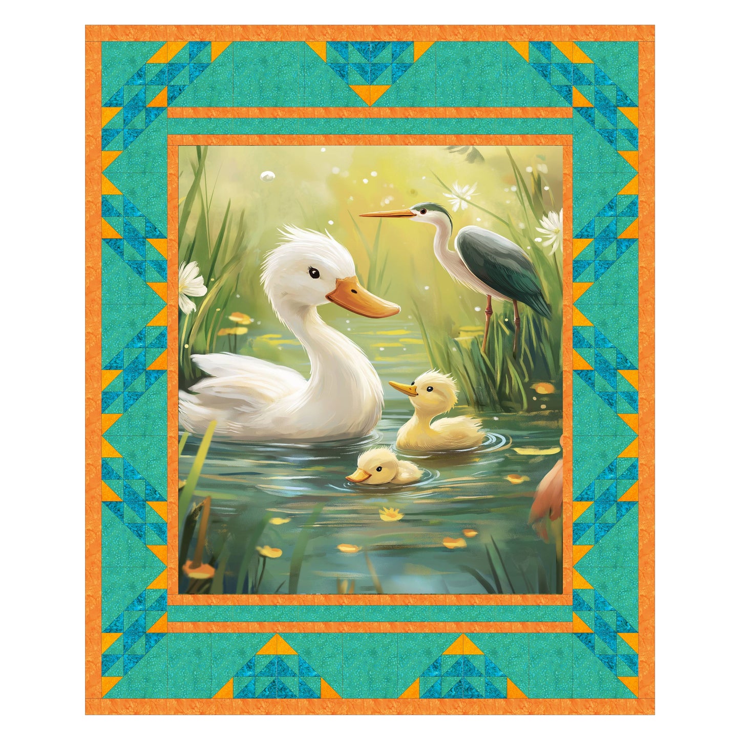 Meadowlight Panel Quilt Pattern – A 1-Yard Panel Quilt Design - Digital Download