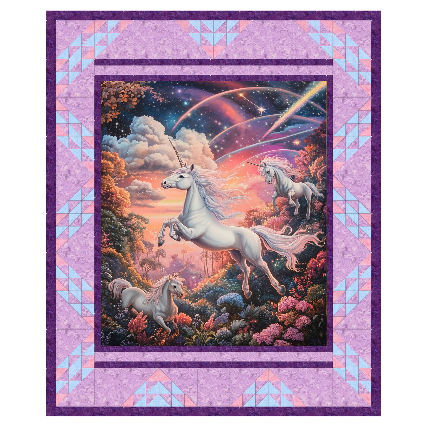 Meadowlight Panel Quilt Pattern – A 1-Yard Panel Quilt Design - Digital Download