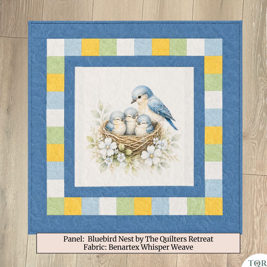 Bluebird Nest Baby Quilt Kit