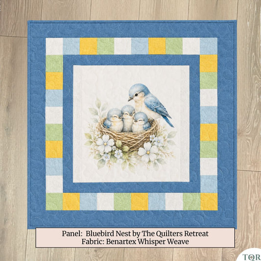 Bluebird Nest Baby Quilt Kit