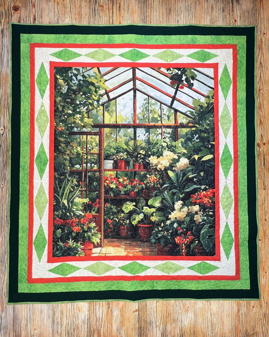The Secret Greenhouse Quilt Pattern – Free Quilt Pattern - PDF Download