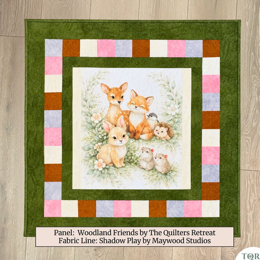 Woodland Friends Baby Quilt Kit