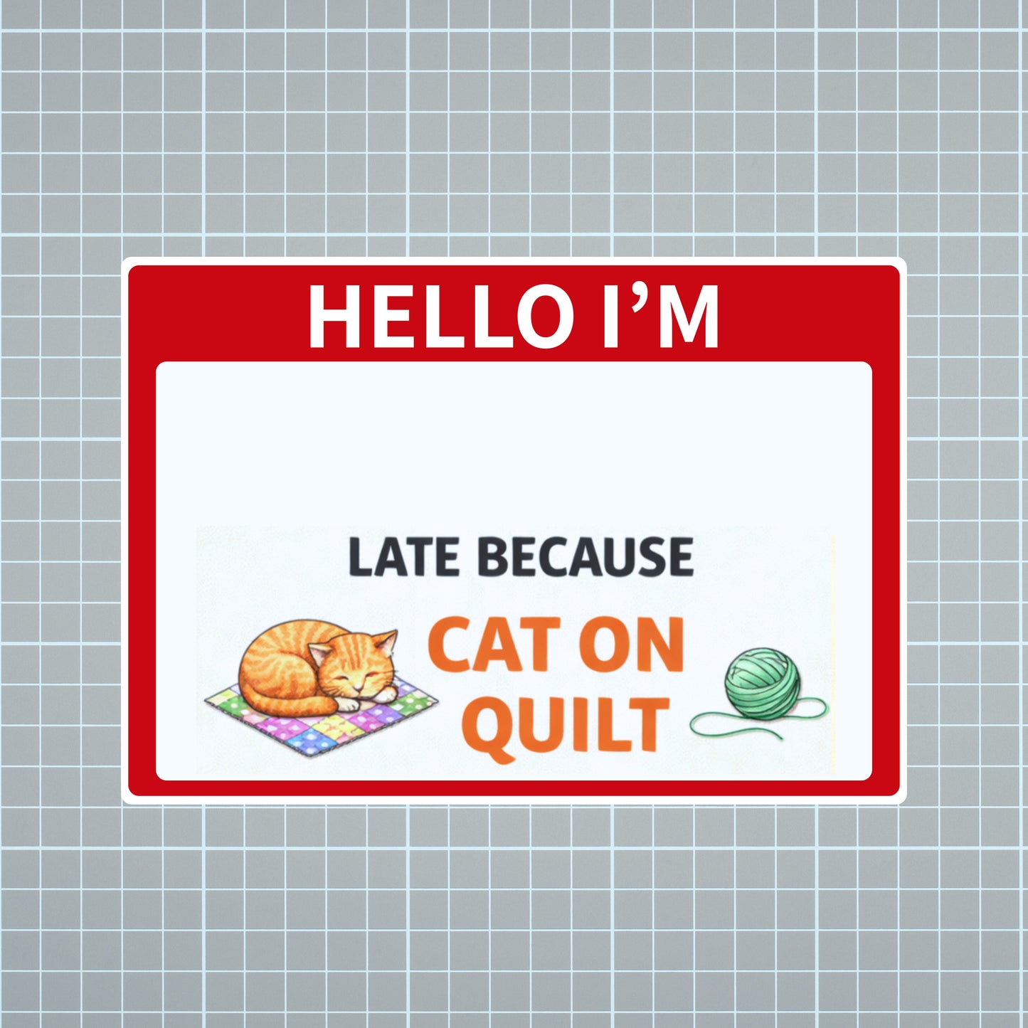 Quilter Hello Badges - Perfect Quilting Guild Hello!