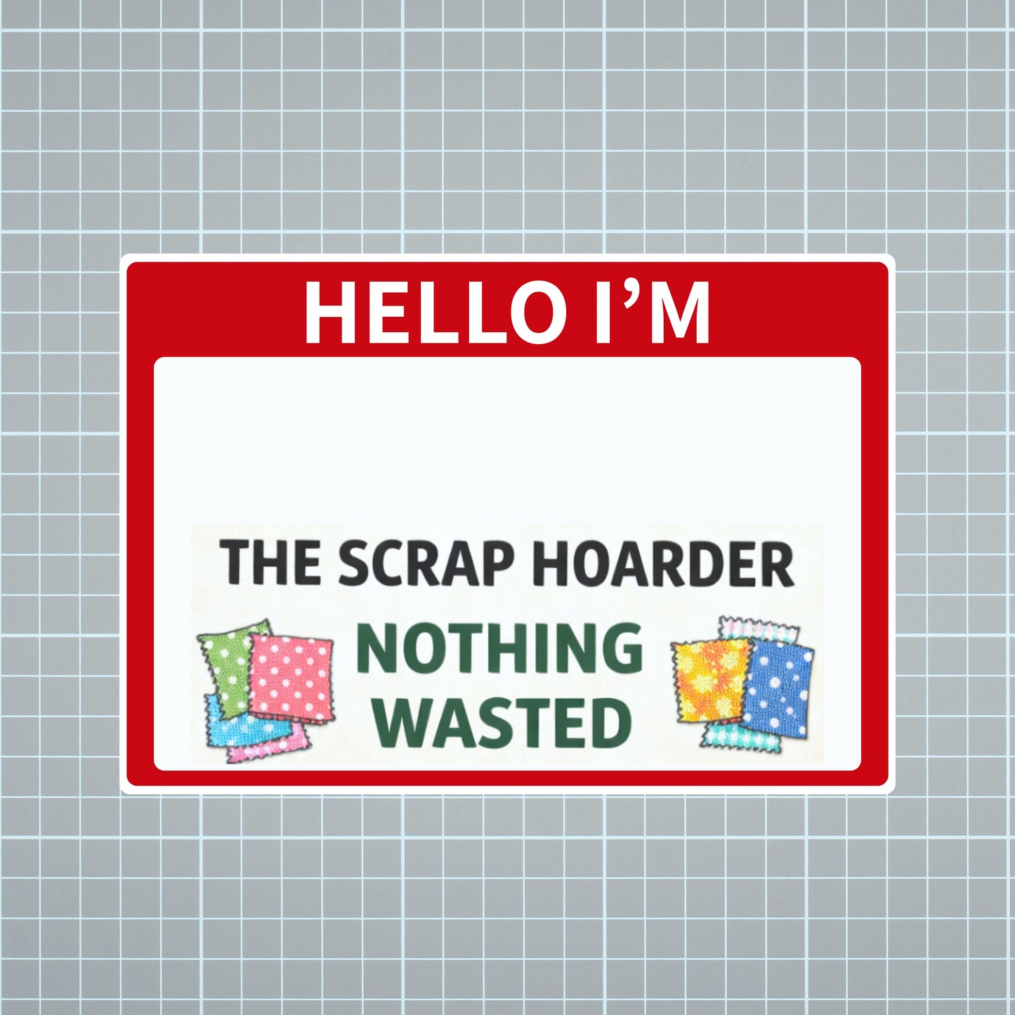 Quilter Hello Badges - Perfect Quilting Guild Hello!