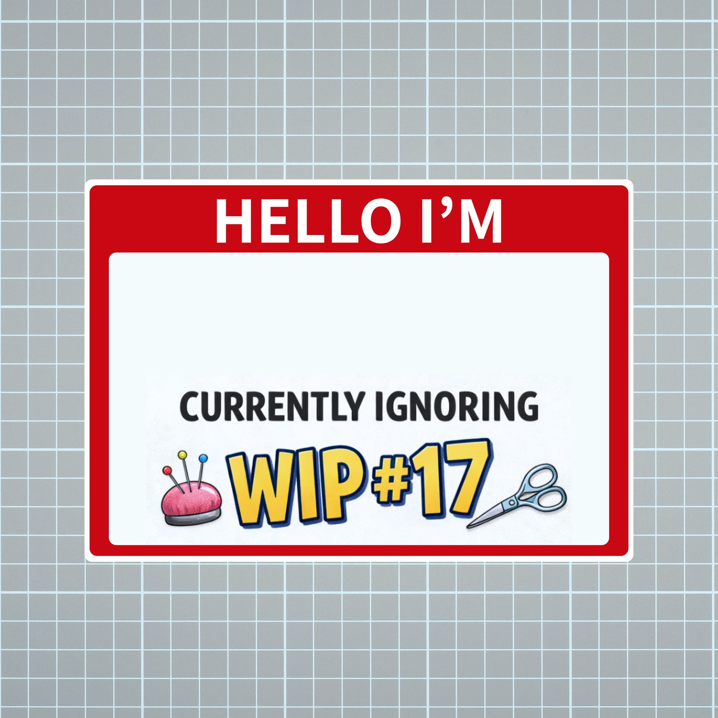 Quilter Hello Badges - Perfect Quilting Guild Hello!