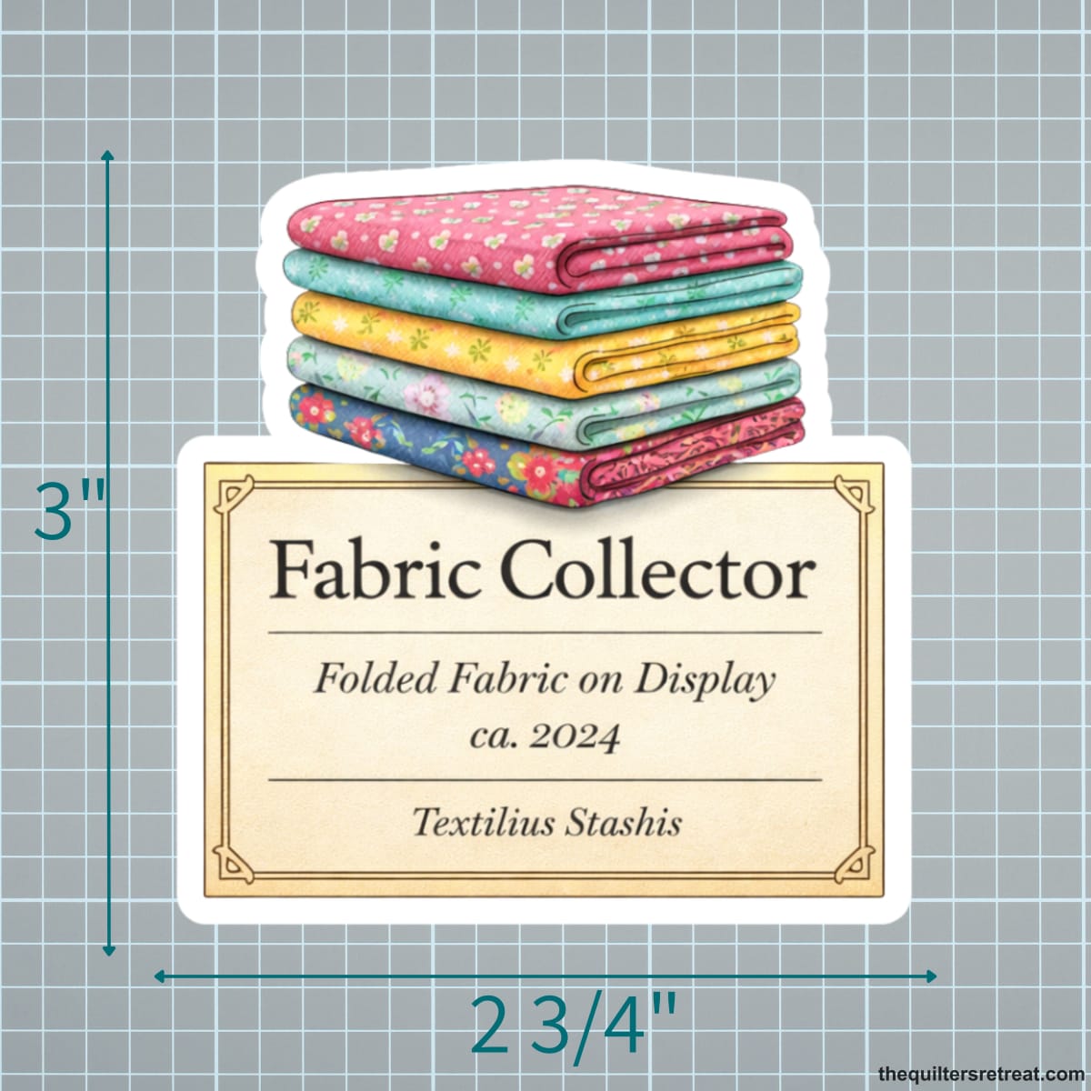 Fabric Collector Vinyl Sticker