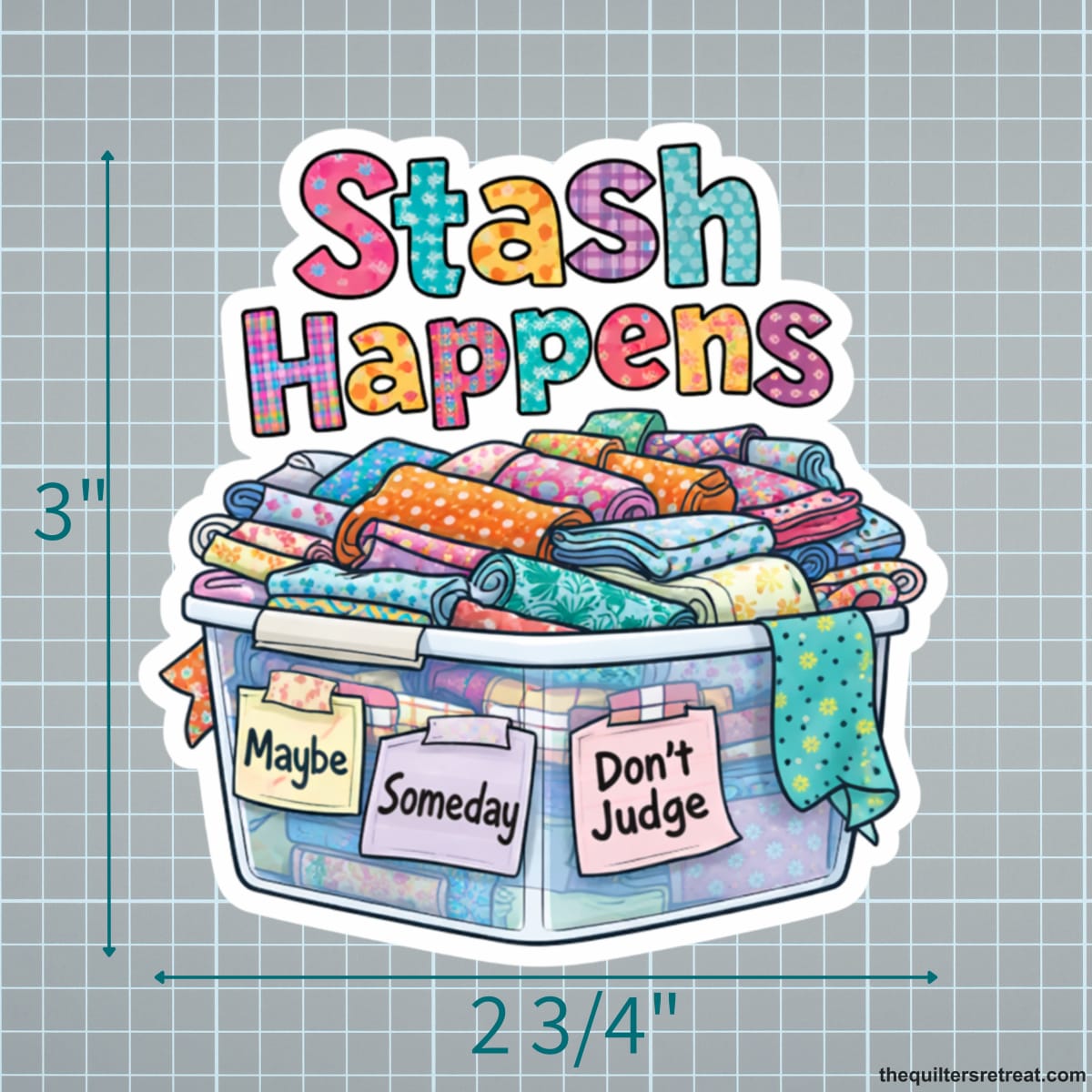 Stash Happens Vinyl Sticker