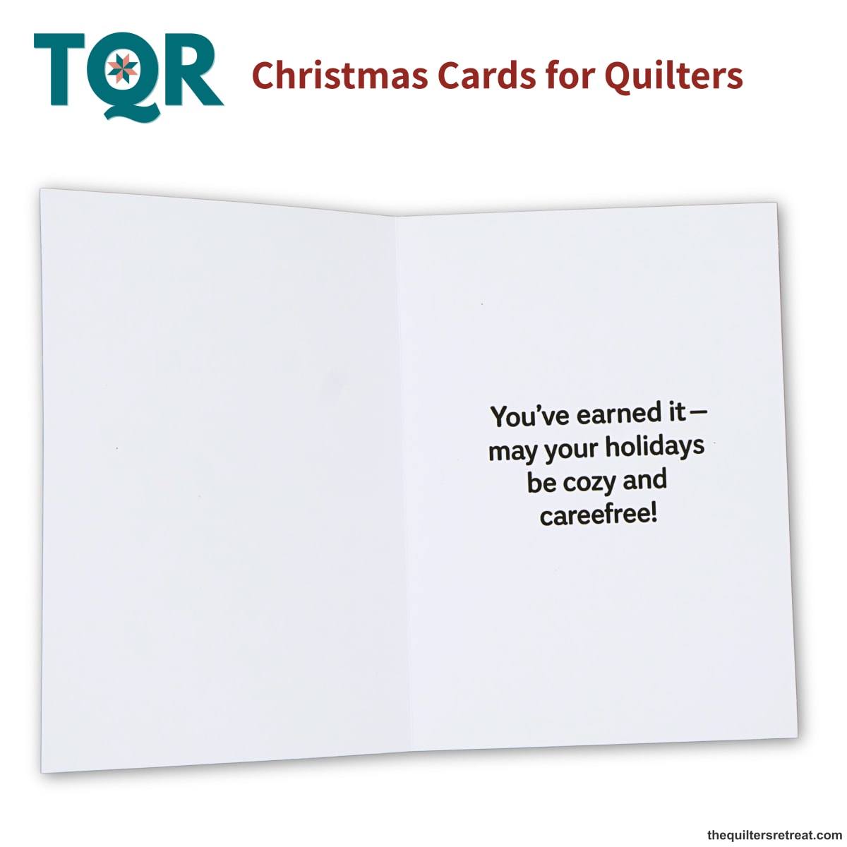 Cut Yourself Some Holiday Slack – Funny Quilting Christmas Card for Quilters