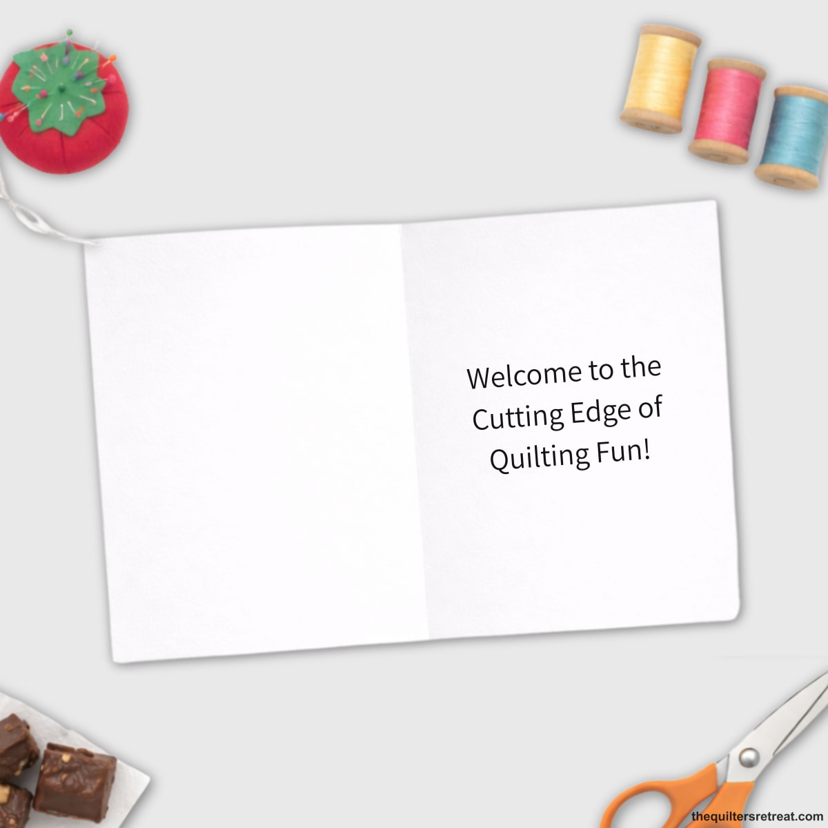 Sew Glad You Rolled In – Quilting Bee Card for Quilting Bees and Sewing Circles