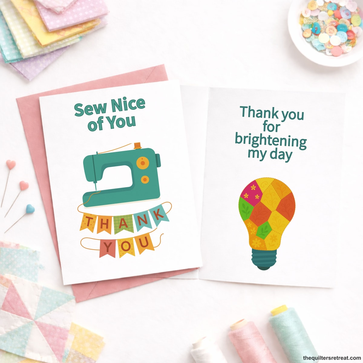 Sew Nice of You – Quilting Thank You Card for Quilters and Sewing Friends