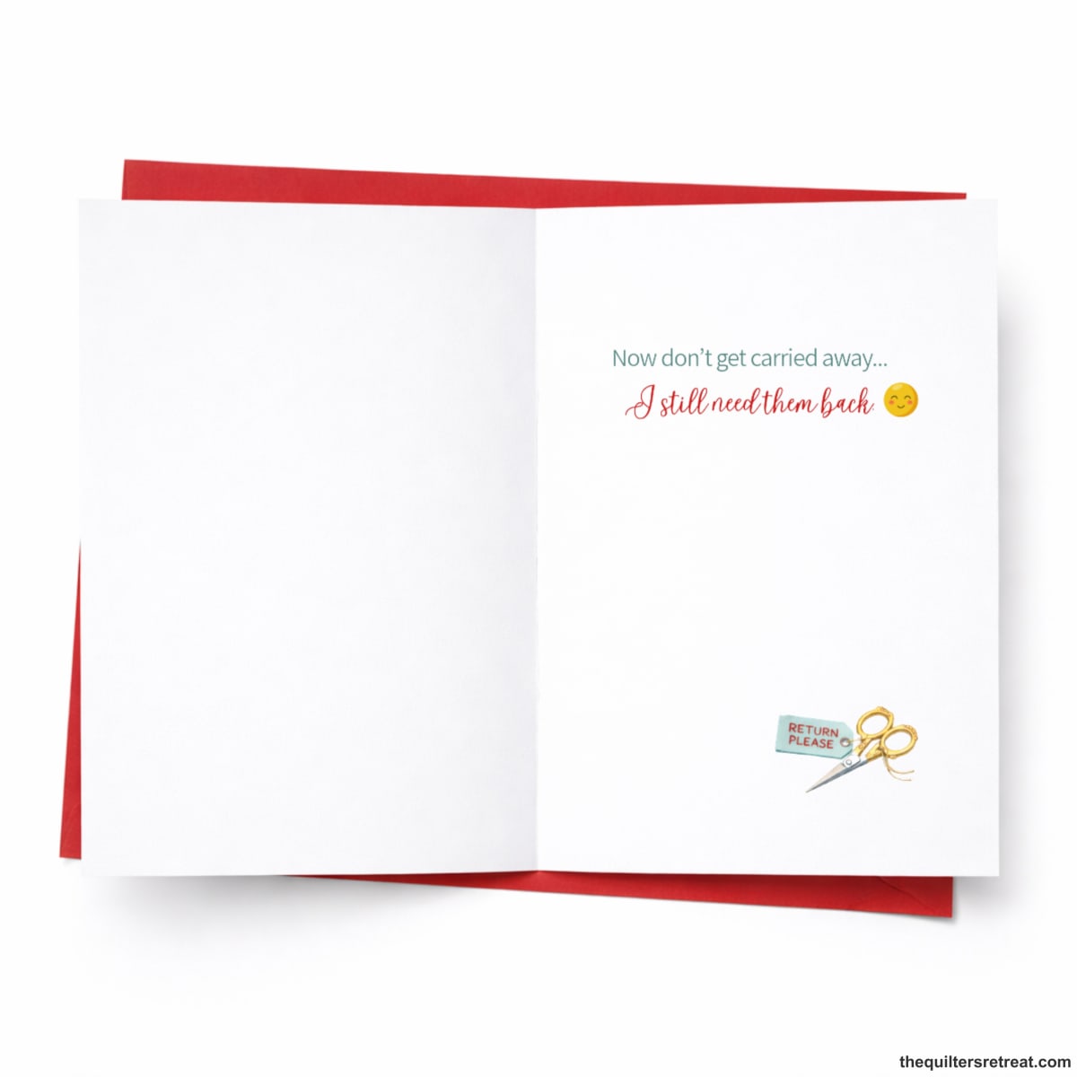 You can use my Good Scissors – Funny Quilting Galentine / Valentine / Friendship Card for Quilters