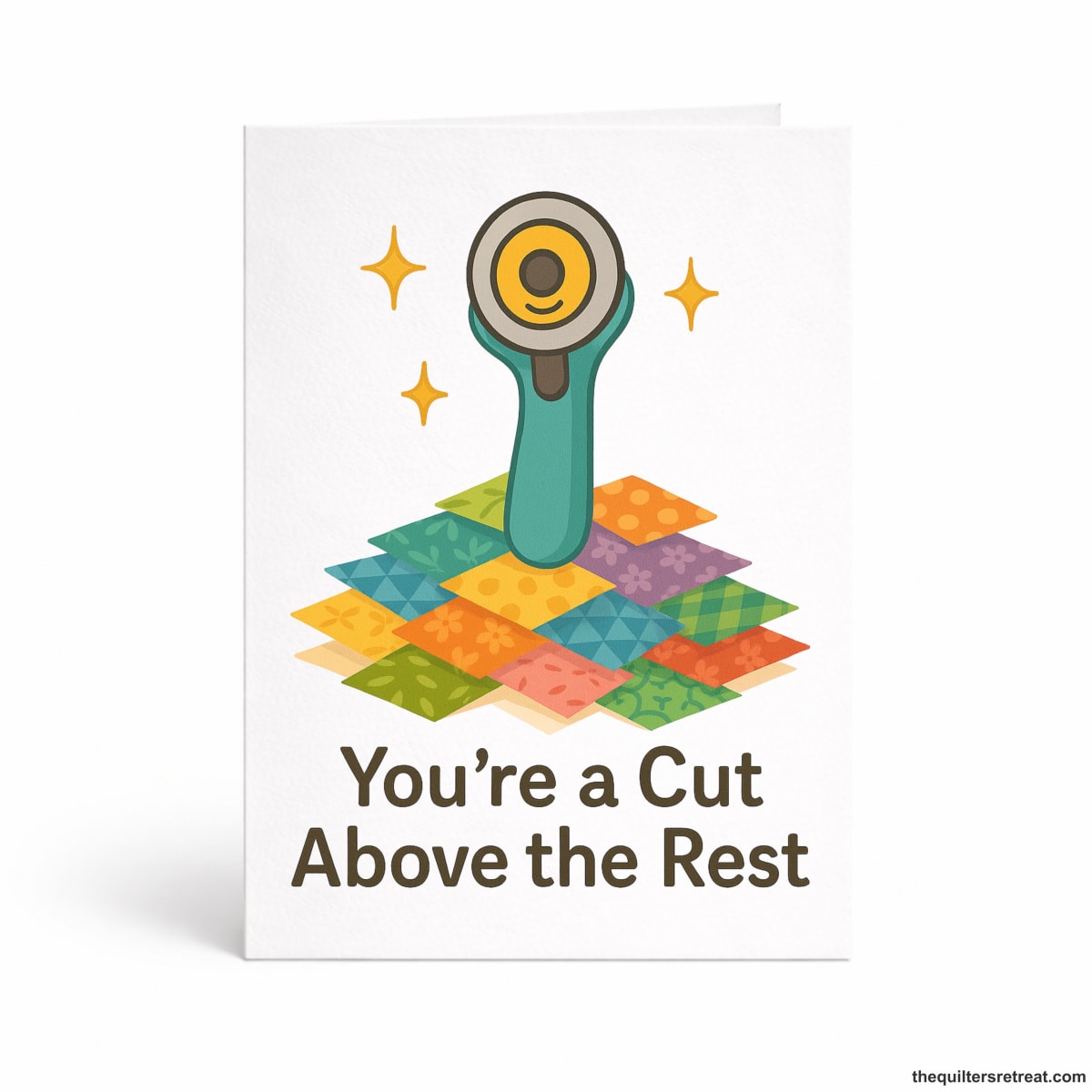 You’re a Cut Above the Rest – Quilting Thank You Card for Quilters and Sewists