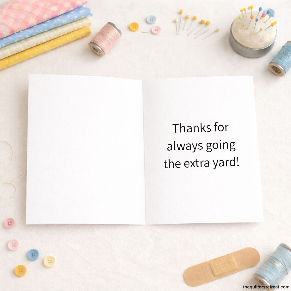 You’re a Cut Above the Rest – Quilting Thank You Card for Quilters and Sewists