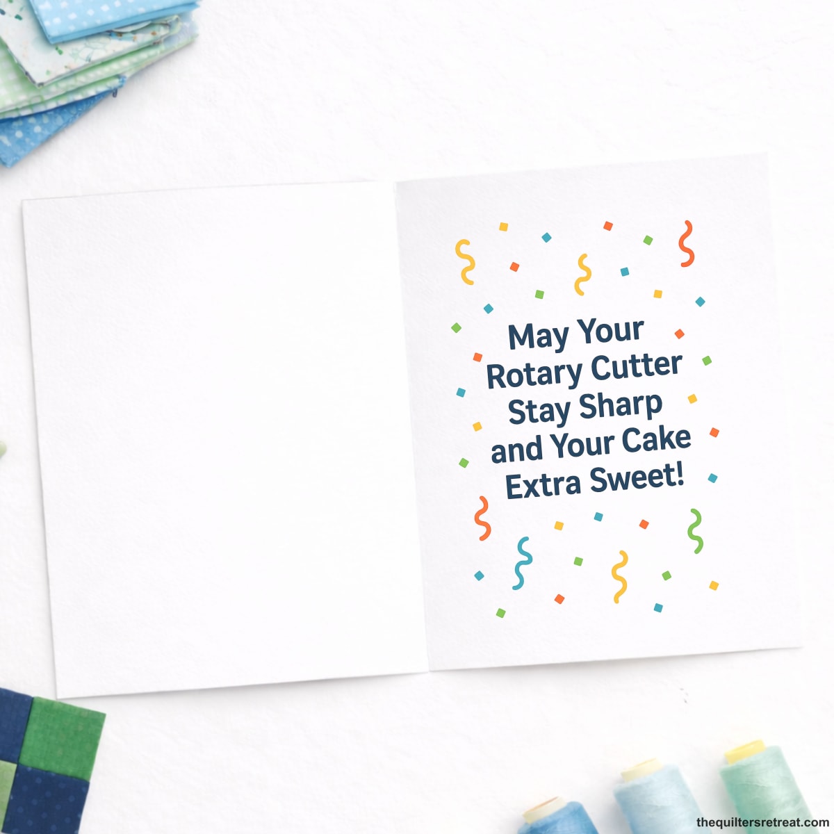 You’re a Cut Above – Funny Quilting Birthday Card for Sewists and Quilters