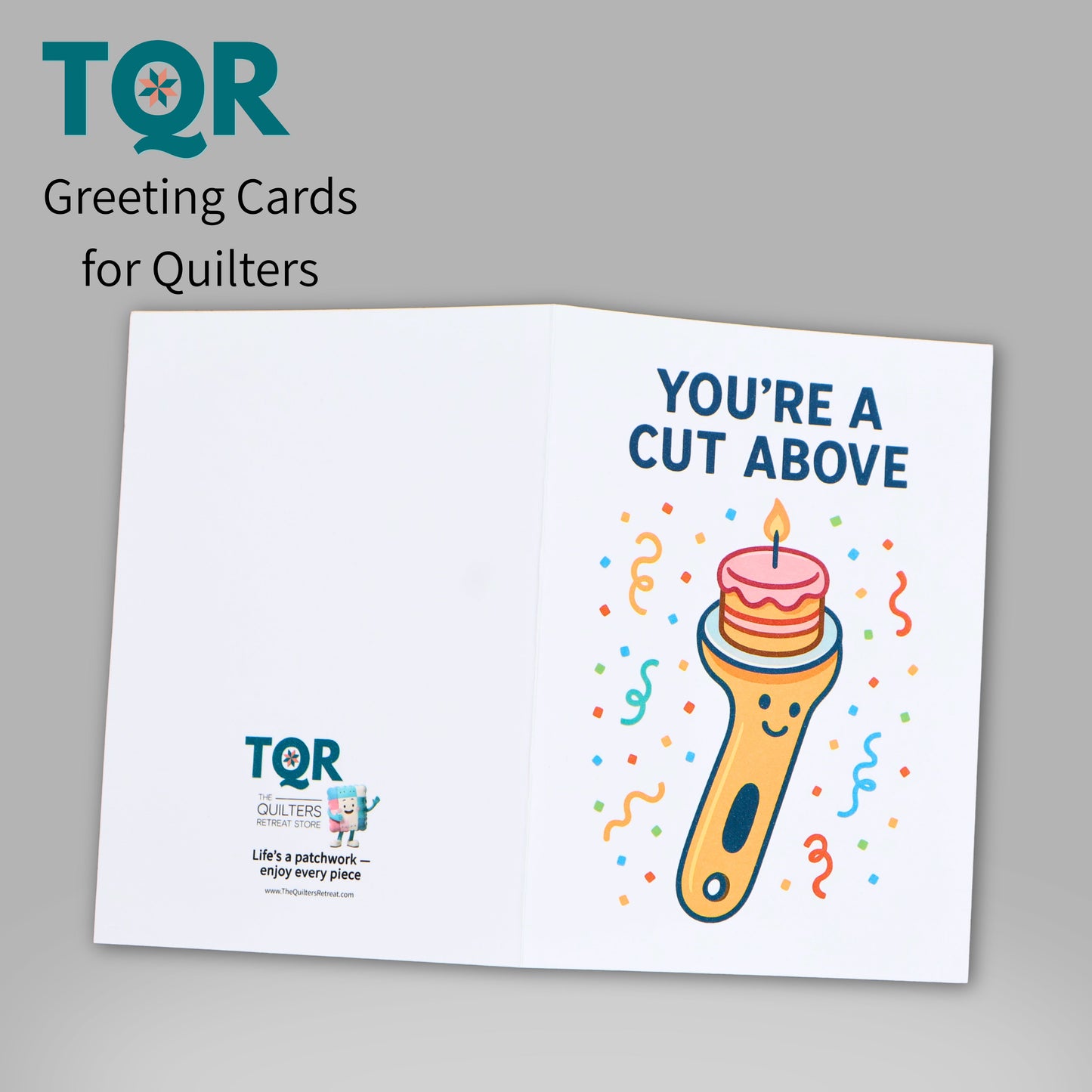 You’re a Cut Above – Funny Quilting Birthday Card for Sewists and Quilters