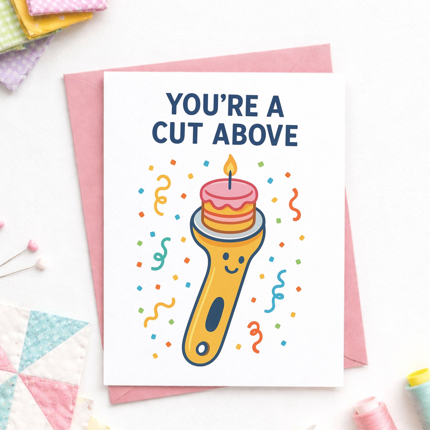 Birthday Card Set for Quilters – 3-Pack Funny Quilting Greeting Cards