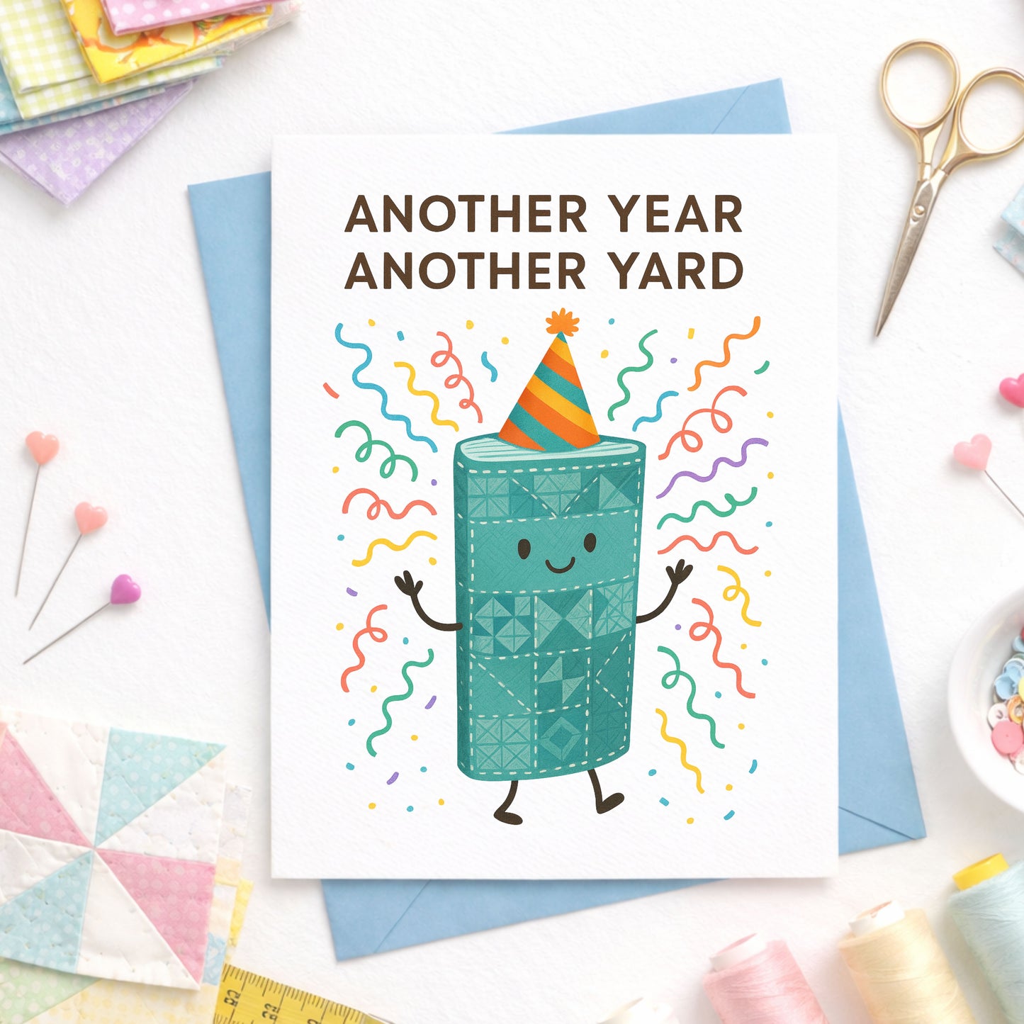 Birthday Card Set for Quilters – 3-Pack Funny Quilting Greeting Cards