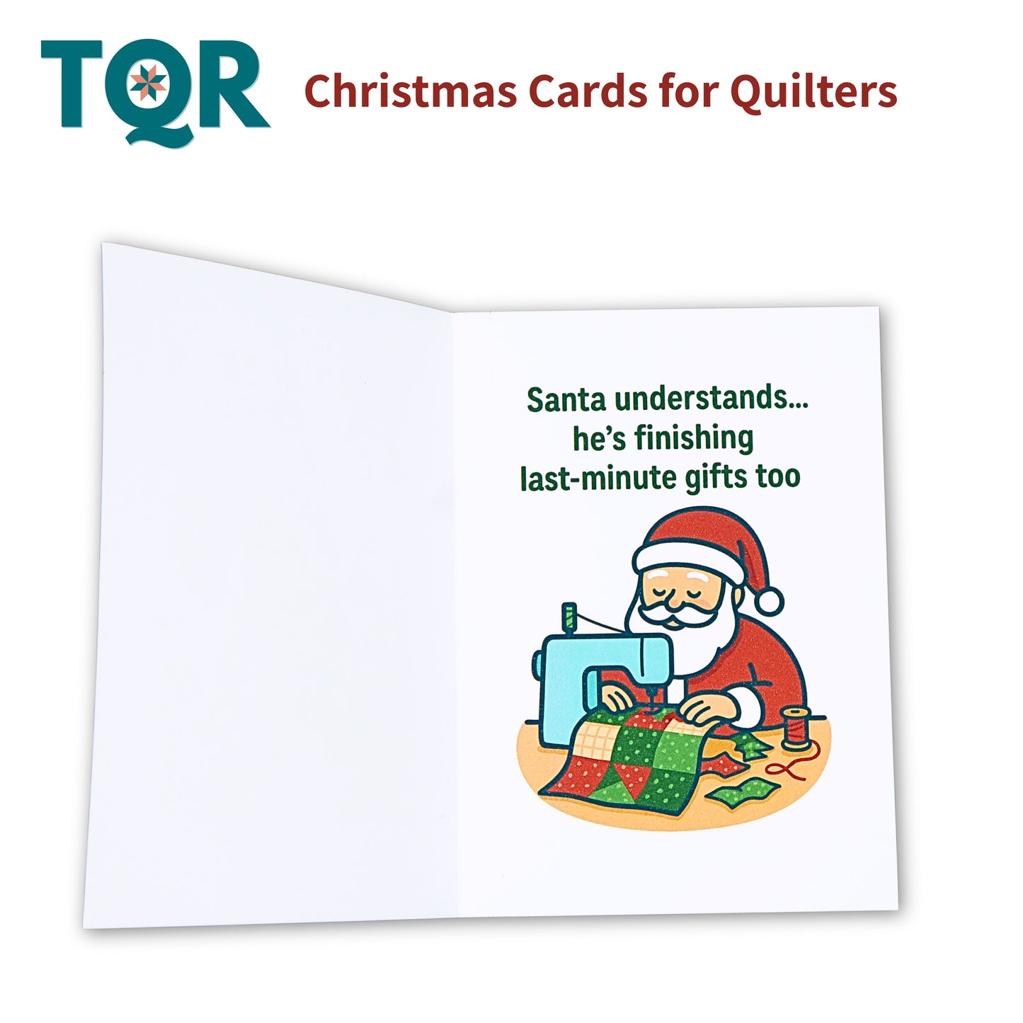 Sew What If I’m Still Quilting on Christmas Eve – Funny Quilting Holiday Card