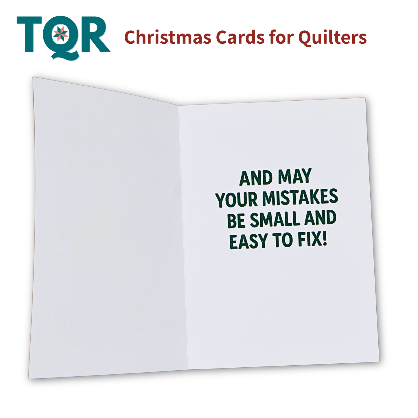 Christmas Cards for Quilters – Pack of 3 (Set 1) | Funny Quilting Holiday Cards