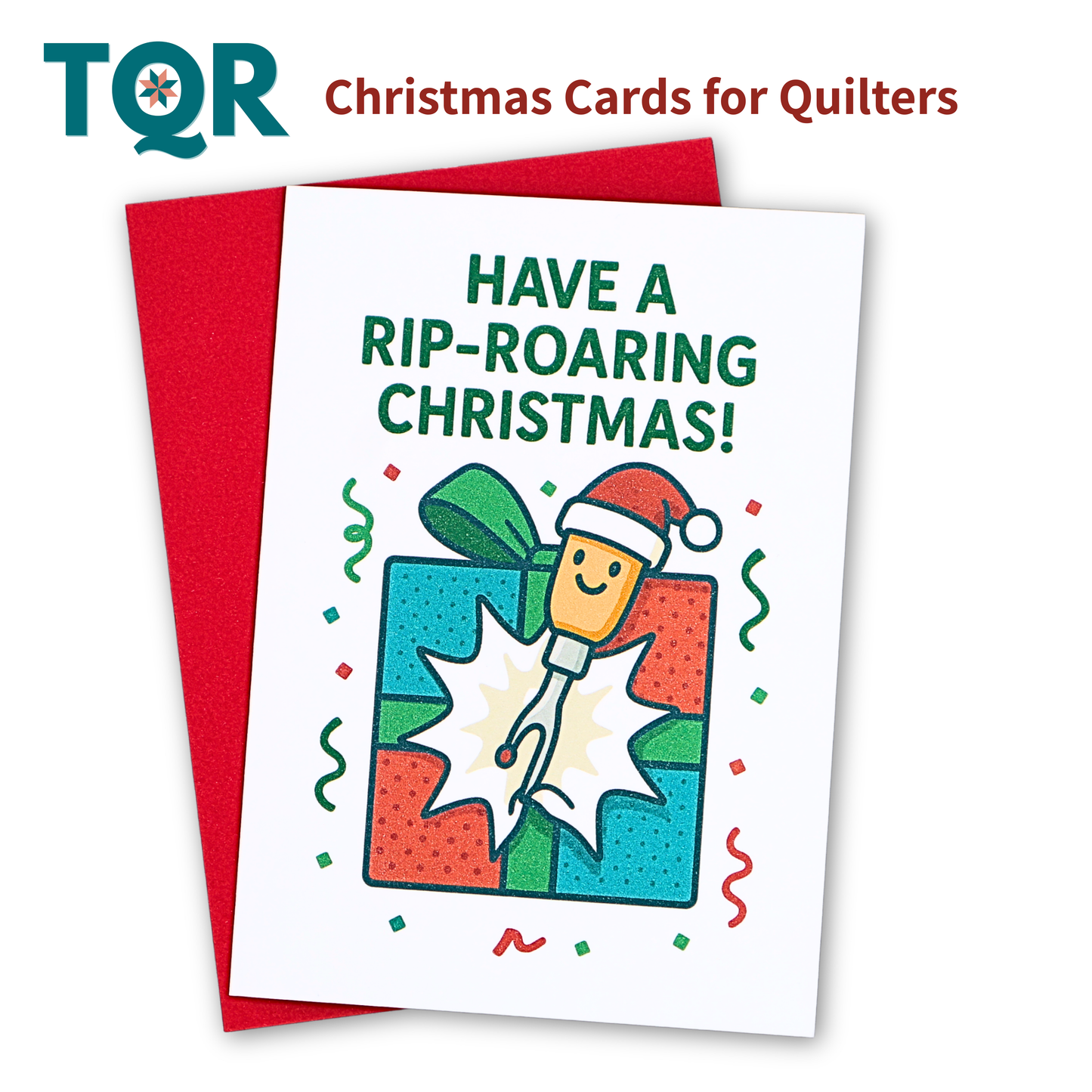 Christmas Cards for Quilters – Pack of 3 (Set 1) | Funny Quilting Holiday Cards