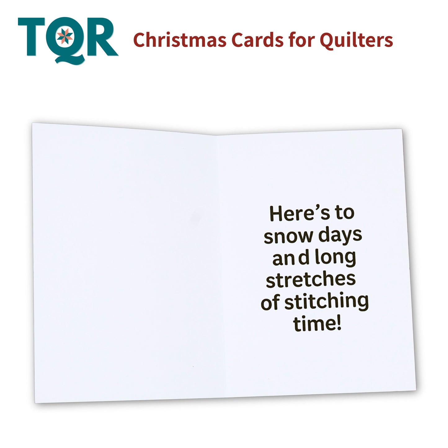Let It Sew, Let It Sew, Let It Sew – Quilting Christmas Card for Quilters