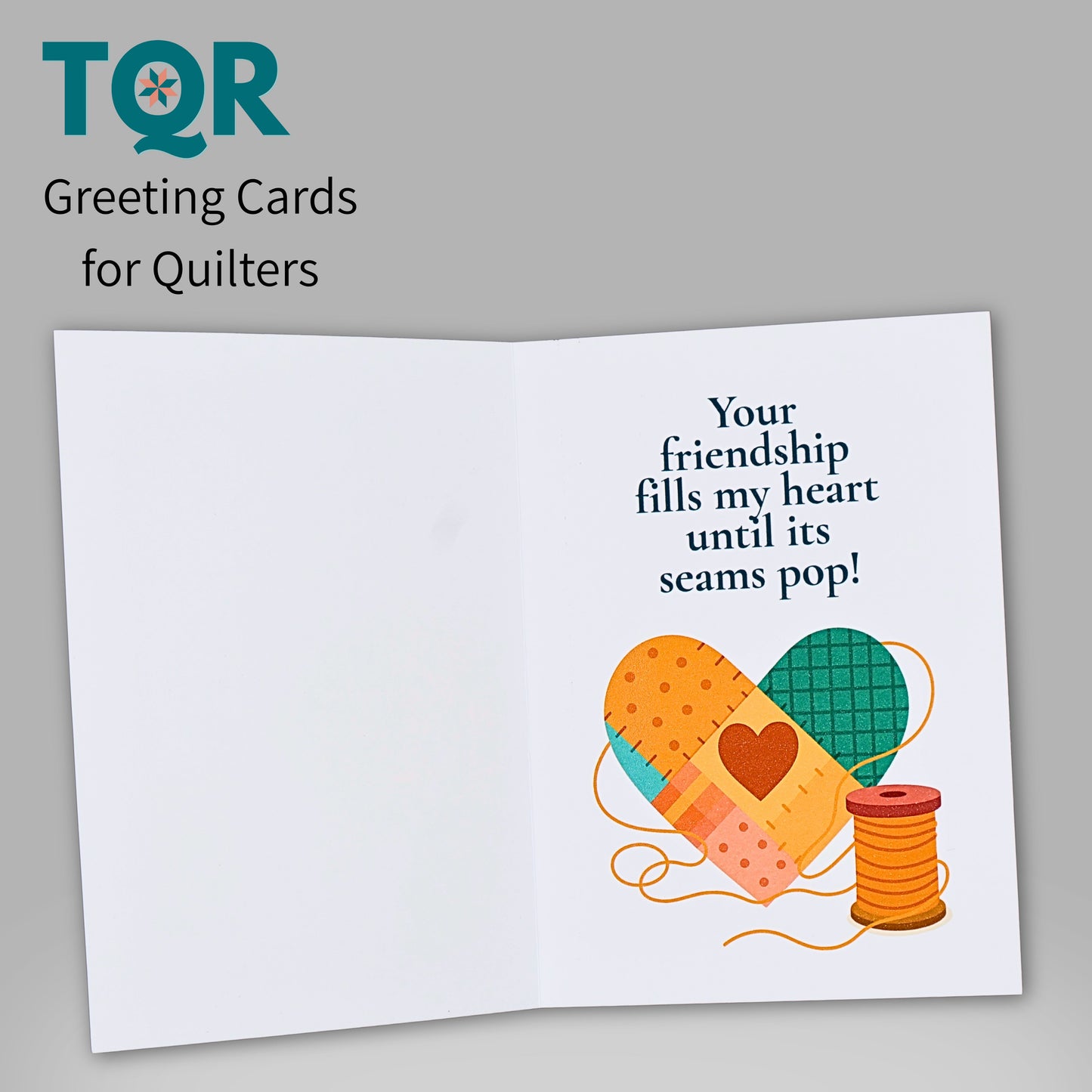 You’re the Thread That Keeps It All Together – Quilting Thank You Card for Quilters and Sewing Friends