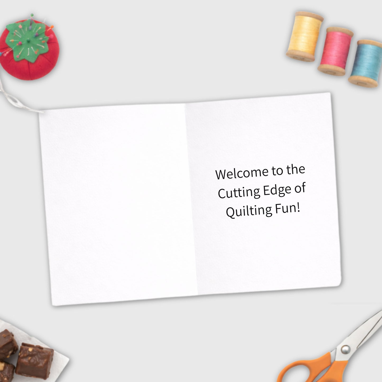 Sew Happy You're Part of our Circle – Quilting Bee Card for Quilting Bees and Sewing Circles