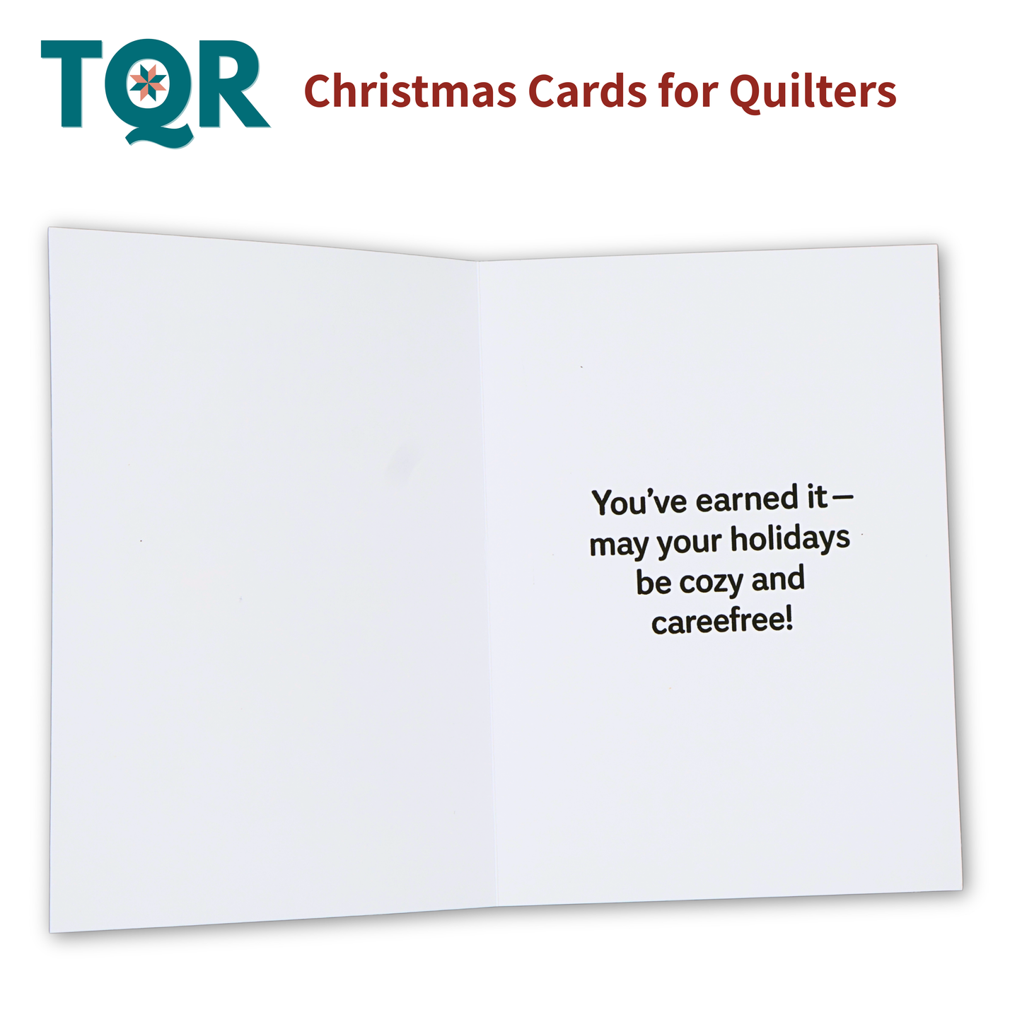 Cut Yourself Some Holiday Slack – Funny Quilting Christmas Card for Quilters