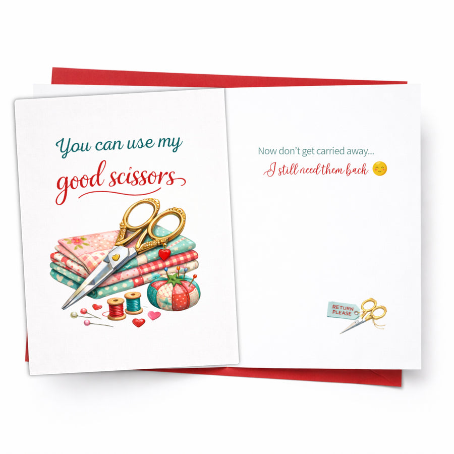 Friendship - You Can Use My Good Scissors