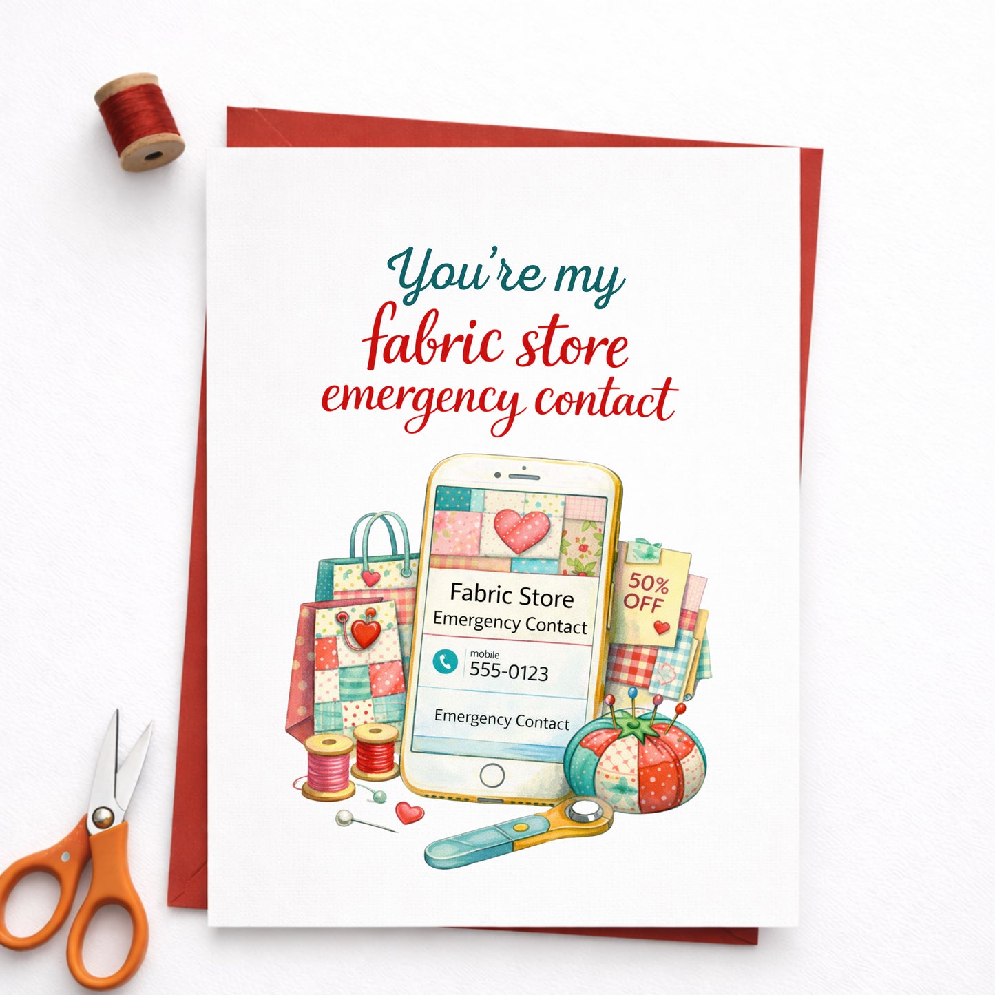 Quilter Bestie Card Pack (Set of 3) — Sewing Humor Friendship Cards