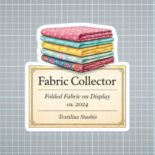 Fabric Collector Vinyl Sticker